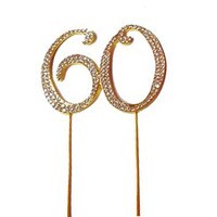 BLING PICK - GOLD NUMBER 60  