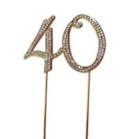 BLING PICK - GOLD NUMBER 40 