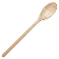 OVAL WOODEN SPOON 12" / 30.48 CM