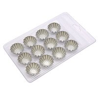 TARTLET TINS FANCY ROUND  1 7/8" 12 PKG