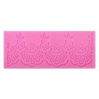 ICING LACE MAT - SCALLOPED ROSES 7 3/8"
