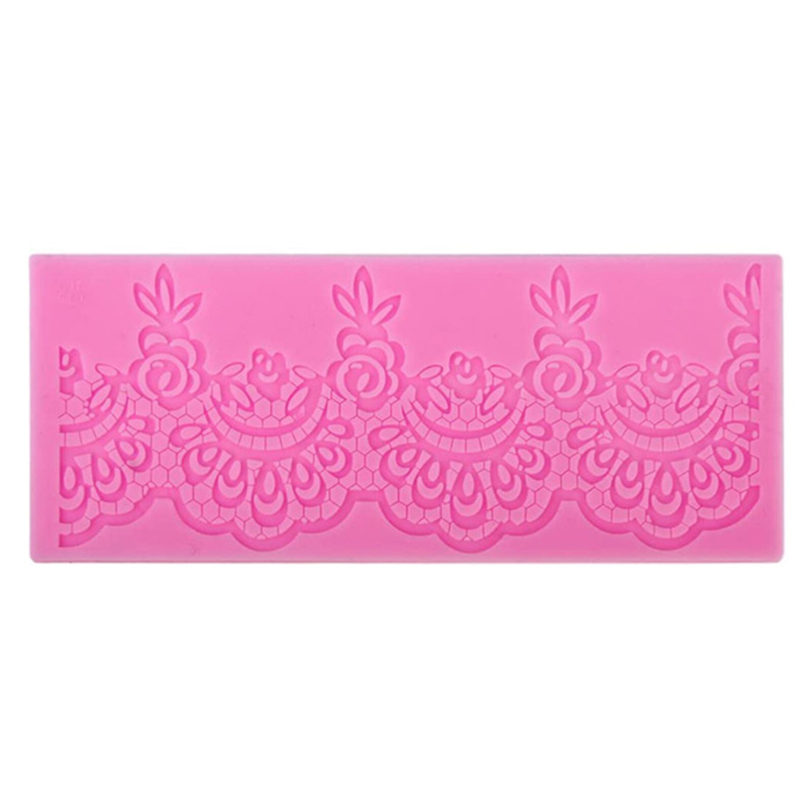ICING LACE MAT - SCALLOPED ROSES 7 3/8"
