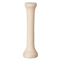 DUAL ENDED WOODEN TART TAMPER 6"