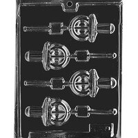 MOLD - PACIFIER LOLLY 2" X 3 1/8" (4)