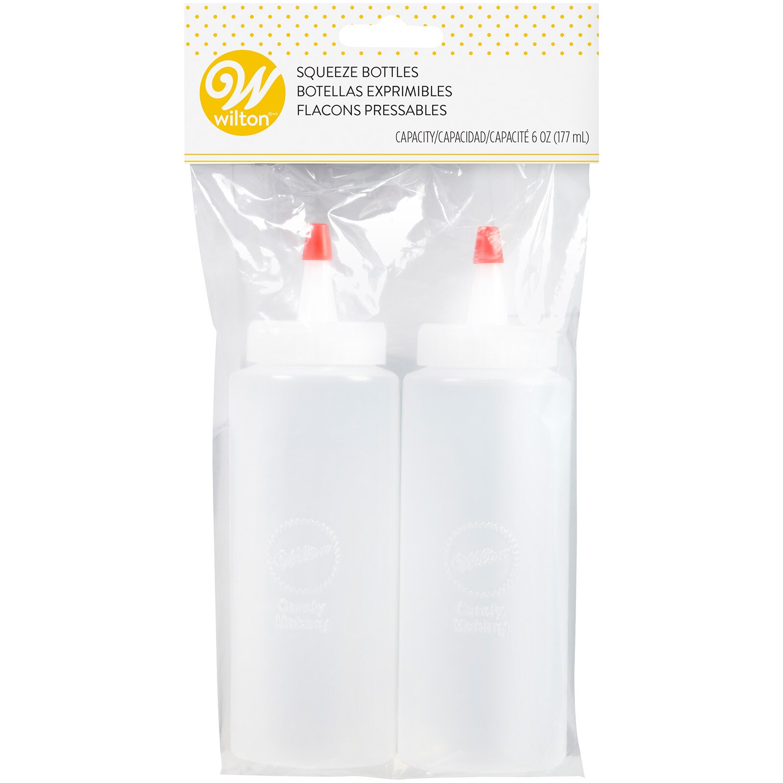 WILTON SQUEEZE BOTTLE 4 OZ 2 PC