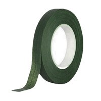 FLORIST TAPE 1/2" DARK GREEN 1 ROLL PER PACKAGE