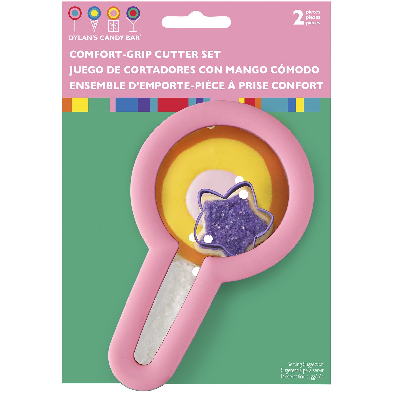 WILTON RATTLE & MINI STAR COMFORT-GRIP CUTTER  - 2 PC SET