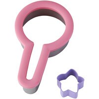 WILTON RATTLE & MINI STAR COMFORT-GRIP CUTTER  - 2 PC SET