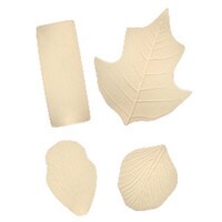 SILICONE MOLD - LEAF VEINING SET OF 4