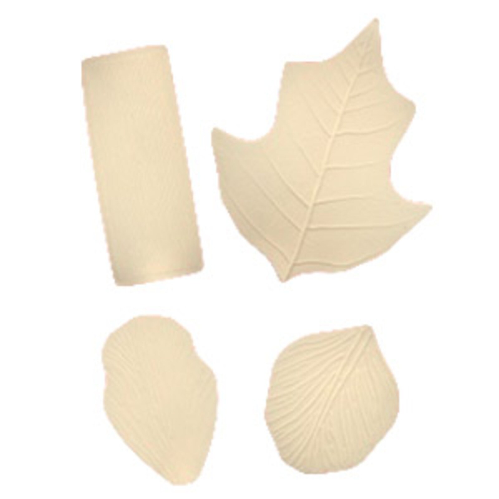 SILICONE MOLD - LEAF VEINING SET OF 4