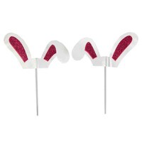 WILTON BUNNY EARS CUPCAKE TOPPERS 24 PC