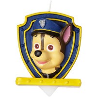 WILTON PAW PATROL "CHASE" CANDLE 3 1/4"