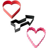 WILTON HEART & ARROW COOKIE CUTTER SET