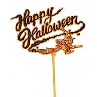 HAPPY HALLOWEEN WITH WITCH PICK 9.5"