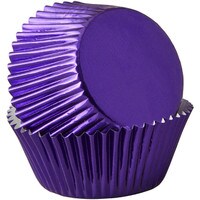 WILTON PURPLE STANDARD FOIL BAKING CUPS - 24 PC