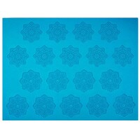 ICING LACE MAT - 8 POINTED 8 ROUNDED DOILY 2.5" (18)