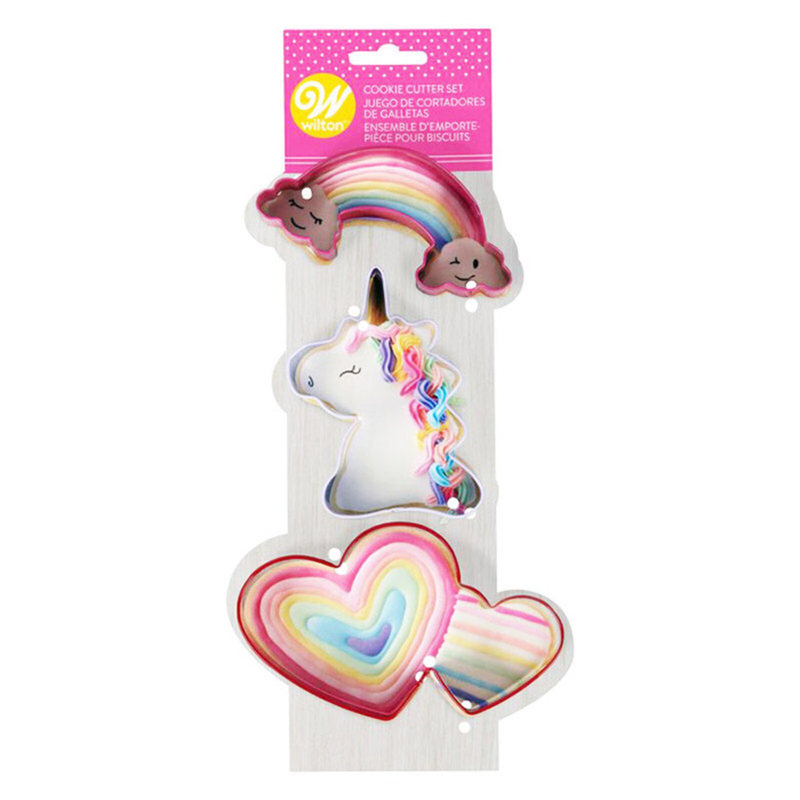 WILTON MAGICAL COOKIE CUTTER 3 PC SET
