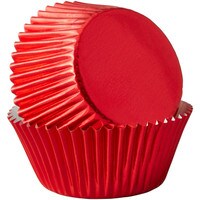 WILTON RED STANDARD FOIL BAKING CUPS - 24 PC