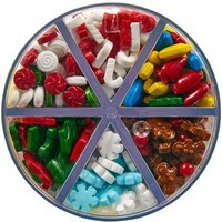 WILTON 6 CELL HOLIDAY SHAPES MIX 