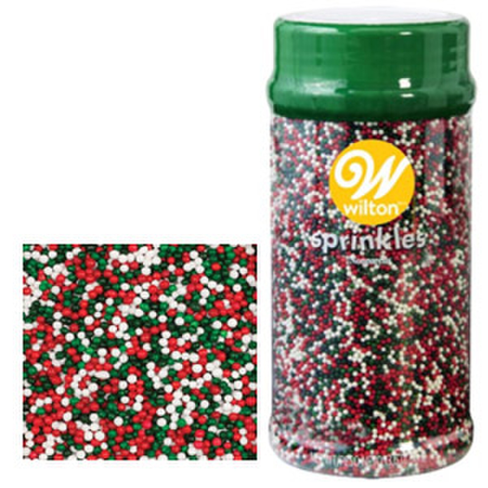 WILTON CHRISTMAS SPRINKLES NON-PAREILS