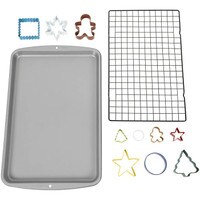 WILTON CHRISTMAS / WINTER COOKIE BAKING SET - 12 PC