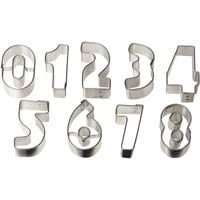 S/S NUMBER CUTTERS 1 1/2" 9 PC