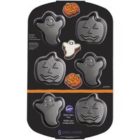 WILTON N/S MINI GHOST & PUMPKIN PAN (6)
