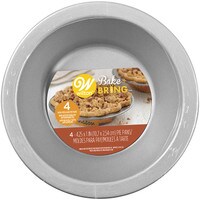 WILTON FALL N/S MINI PIE PAN SET - 4 1/4" 4 PC