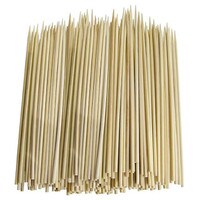 WOODEN BAMBOO SKEWERS 6" -  100 PC