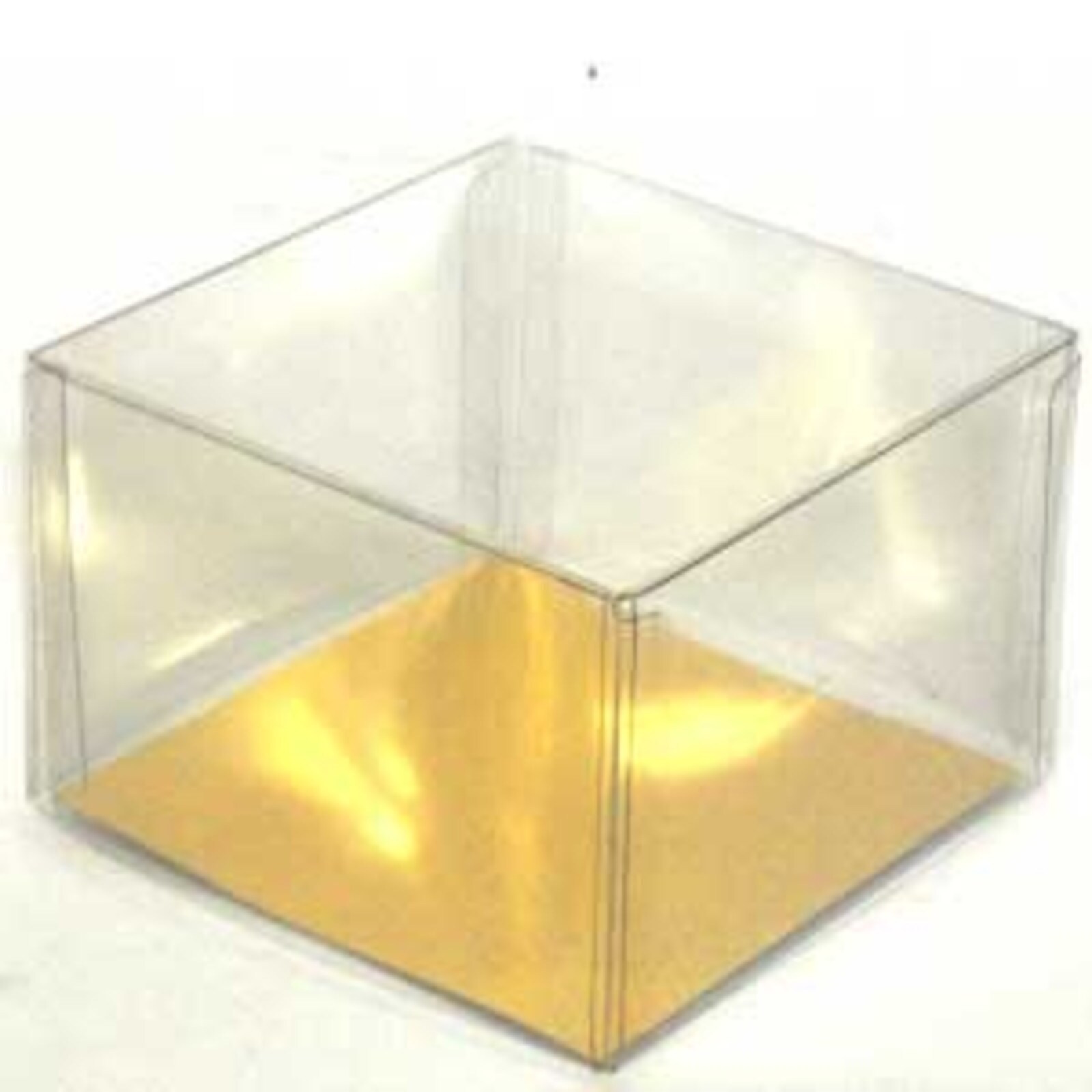 3.5" X 3.5" X 2.5" CLEAR BOX