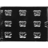 MOLD - BUTTERFLY FILLED 1 1/2" X 1 1/8" (9)