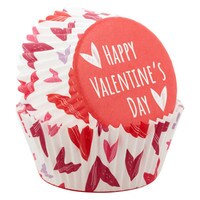 WILTON MIXED HEARTS STD BAKING CUPS 75 PC
