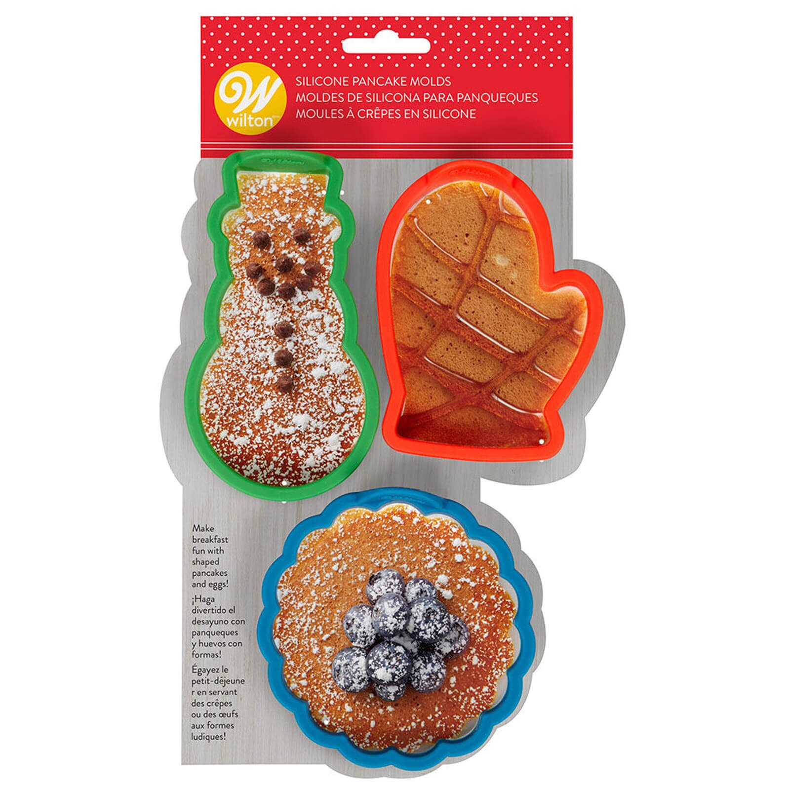 WILTON SILICONE PANCAKE MOLD (3)