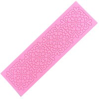 ICING LACE MAT - MOSAIC HEART 7 3/8"