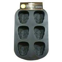 WILTON SILICONE SKULL MOLD 2.5" (6)