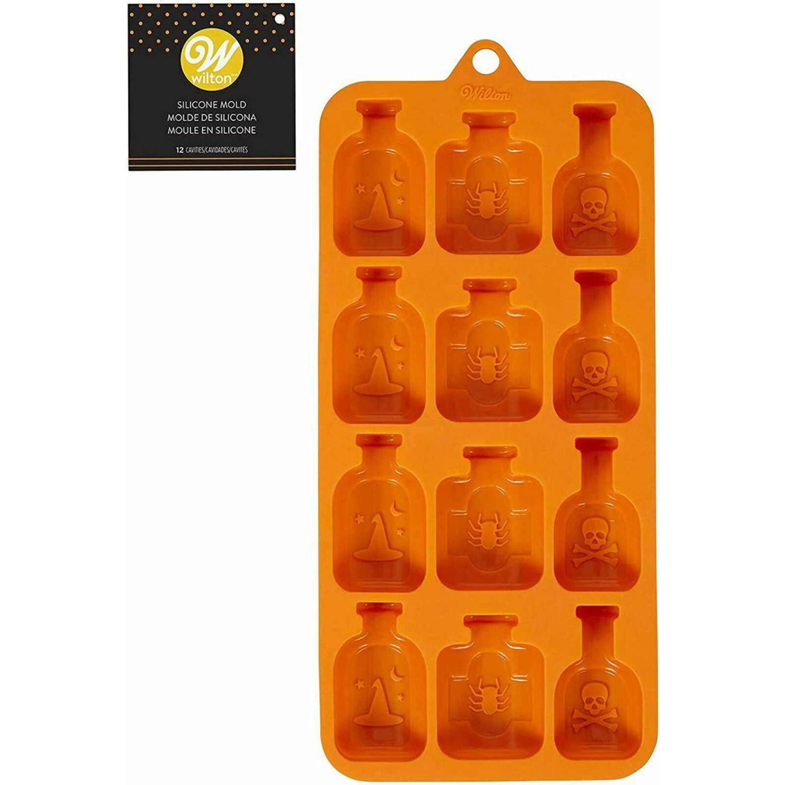 SILICONE SPELL BOTTLE CANDY MOLD (12)