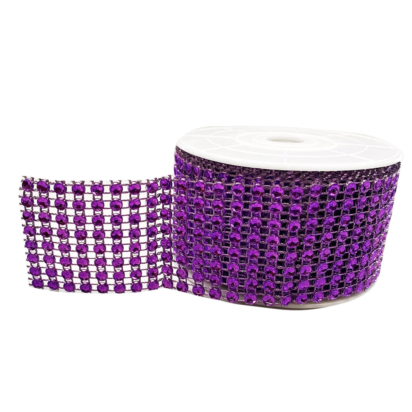BLING RIBBON WRAP - VIOLET 1 1/2" 3 YARDS