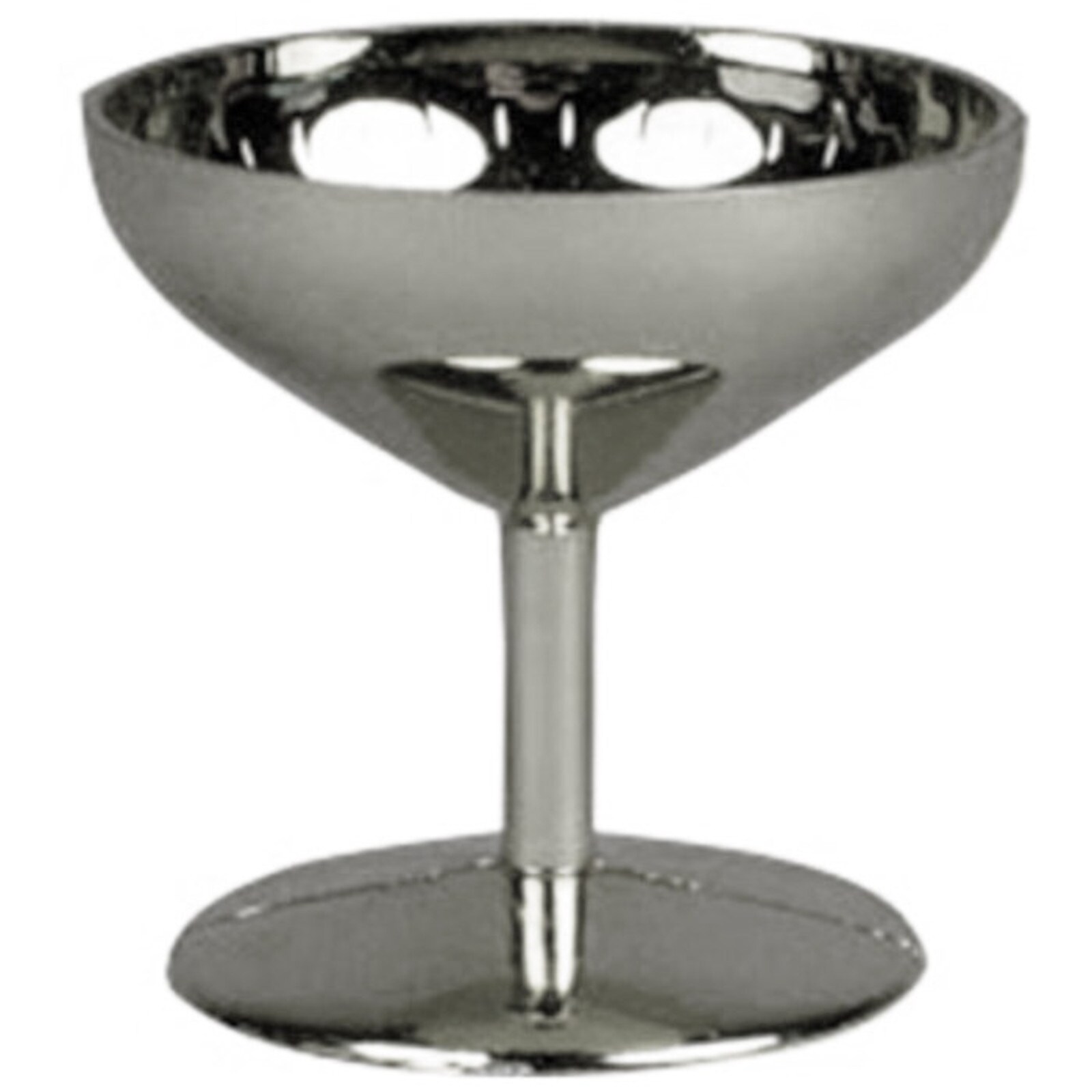 MINI SILVER CHAMPAGNE GLASS 2"