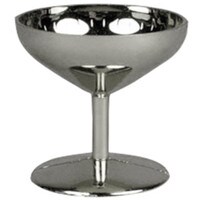 MINI SILVER CHAMPAGNE GLASS 2"