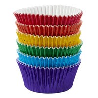 WILTON ASSORTED STANDARD FOIL BAKING CUPS -  72 PC