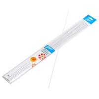 ATECO WHITE FLORAL WIRE - PACK OF 50