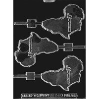 MOLD - AFRICA / KWAANZA LOLLY 4 1/4" X 3/8" (3)
