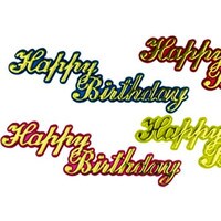 ASSORTED COLOURED HAPPY BIRTHDAY SCRIPS