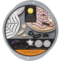 WILTON SPIDER WEB COOKIE PAN 12" WITH 3 CUTTERS