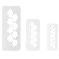 PME GEOMETRIC MULTI-CUTTER - FISH SCALE - SET OF 3