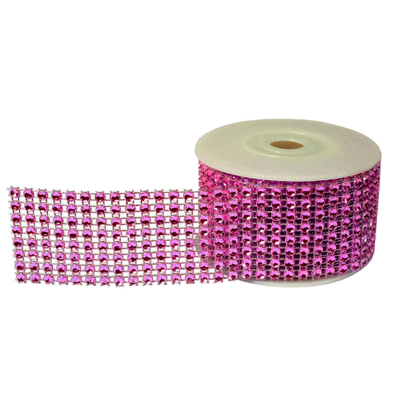 BLING RIBBON WRAP - PINK 1 1/2" 3 YARDS