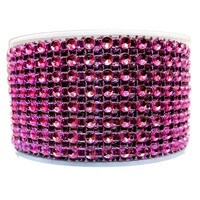 BLING RIBBON WRAP - PINK 1 1/2" 3 YARDS