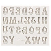 SILICONE MOLD - UPPER CASE LETTERS A - Z