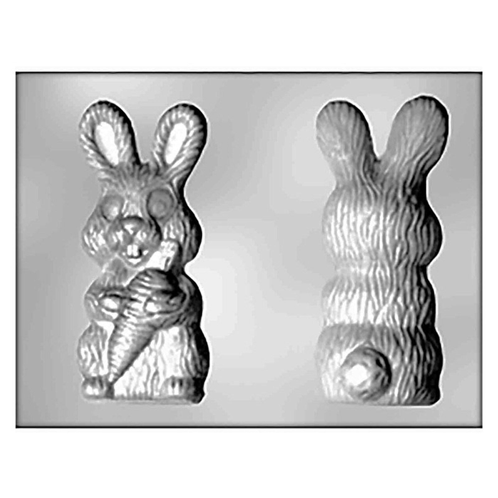 MOLD - 3D BUNNY WITH CARROT 6" (1)