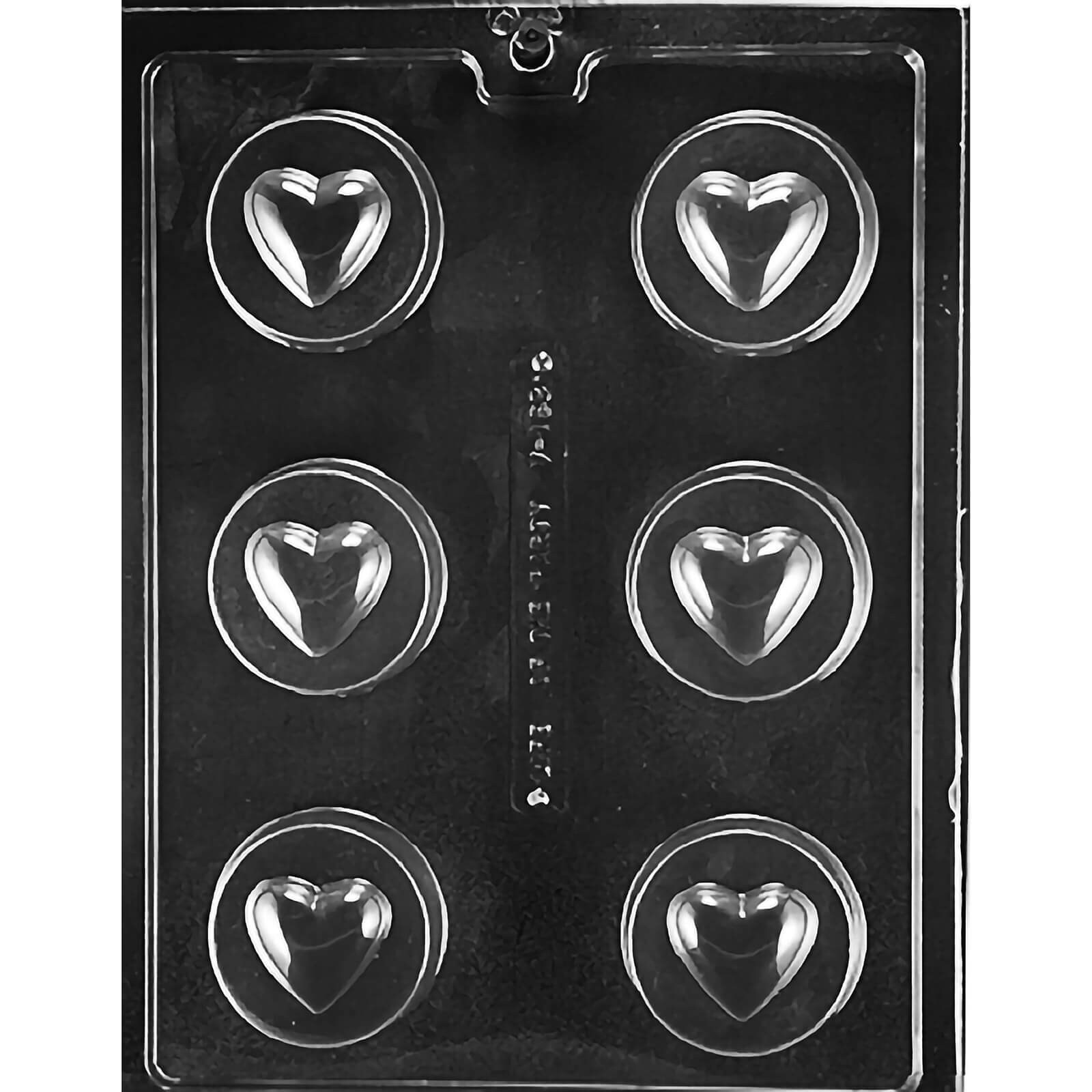 COOKIE MOLD - HEART 2" X 3/4 (6)